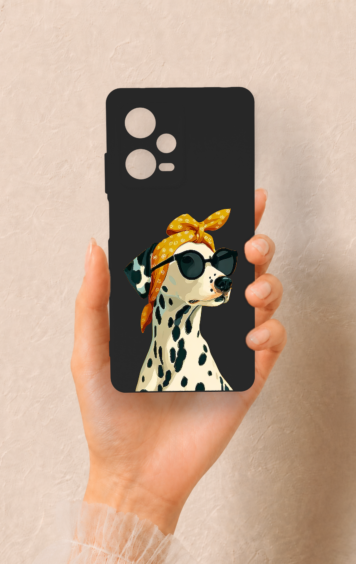 Redmi Note 12 Pro 5G Uyumlu Cool Dalmaçyalı Desenli Silikon Kılıf