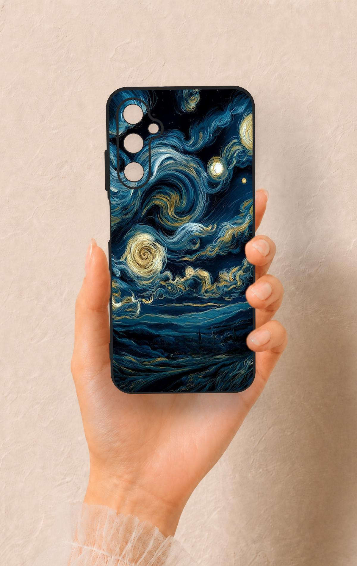 Samsung A05s Uyumlu Yıldızlı Gece Desenli Silikon Kılıf