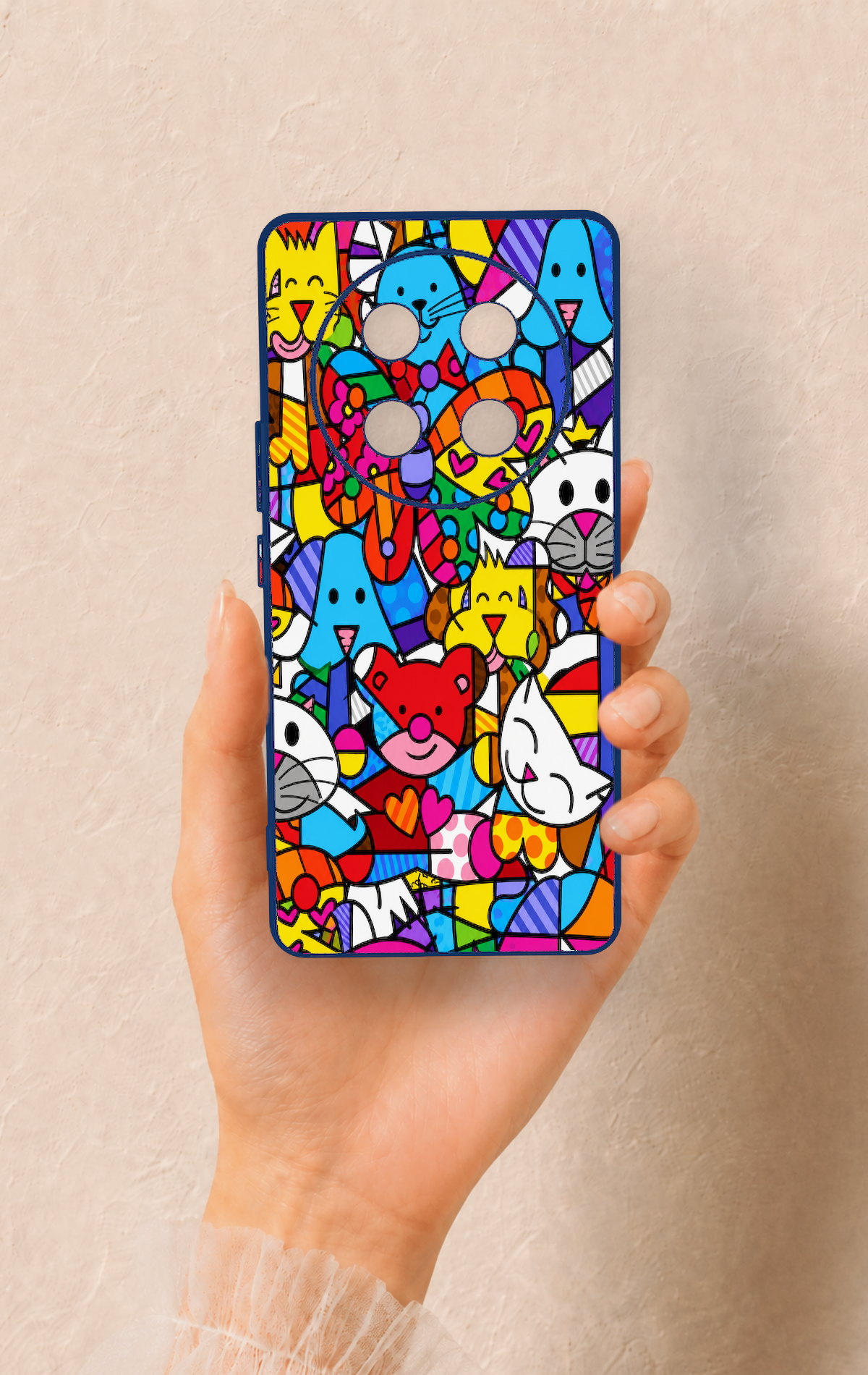 Honor Magic 7 Lite 5G Uyumlu Britto Garden Desenli Silikon Kılıf