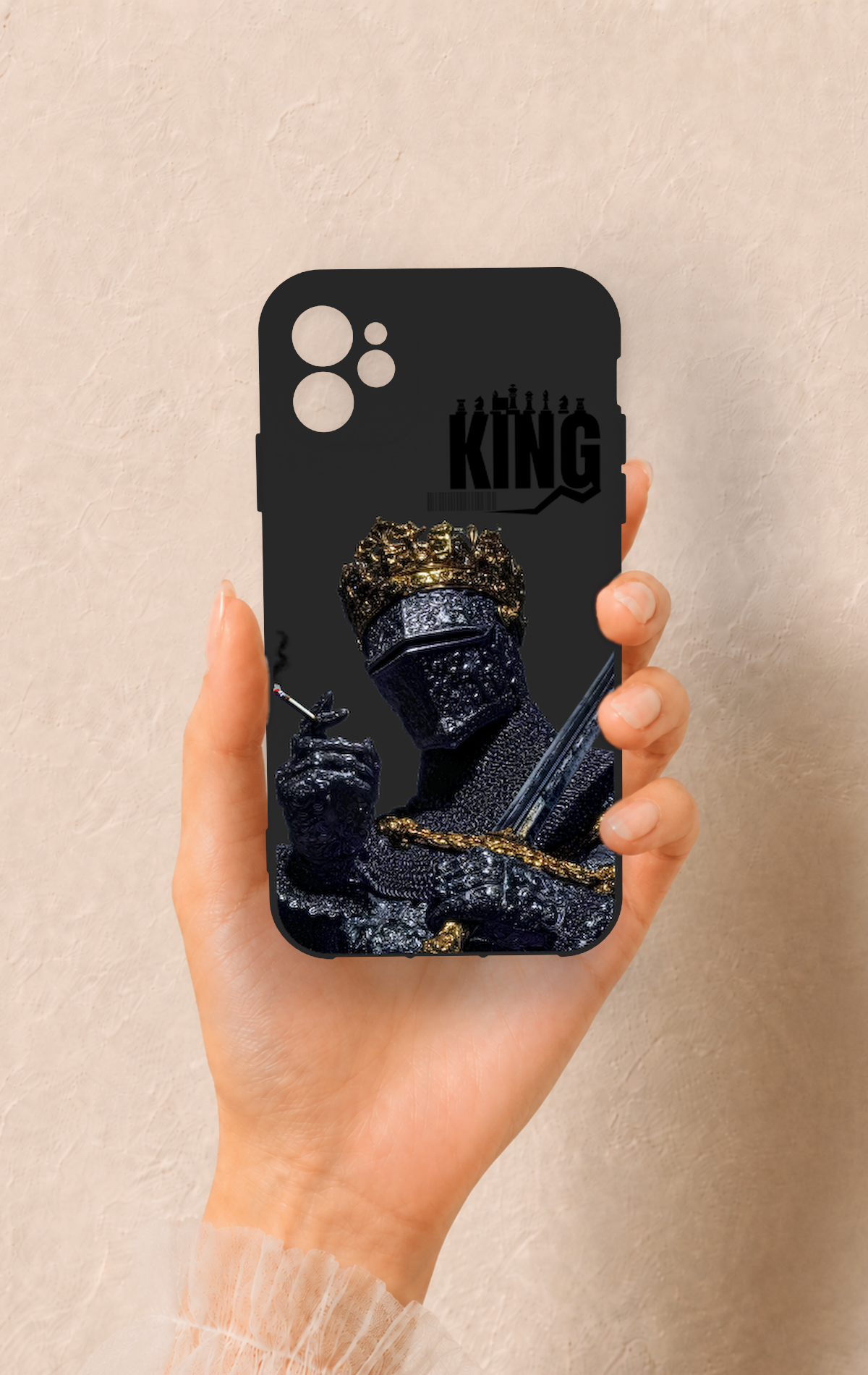 iPhone 11 Uyumlu King Desenli Silikon Kılıf