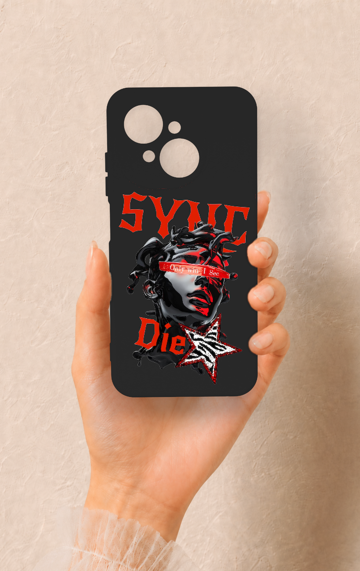 Tecno Spark Go1 Uyumlu Sync Die Desenli Silikon Kılıf