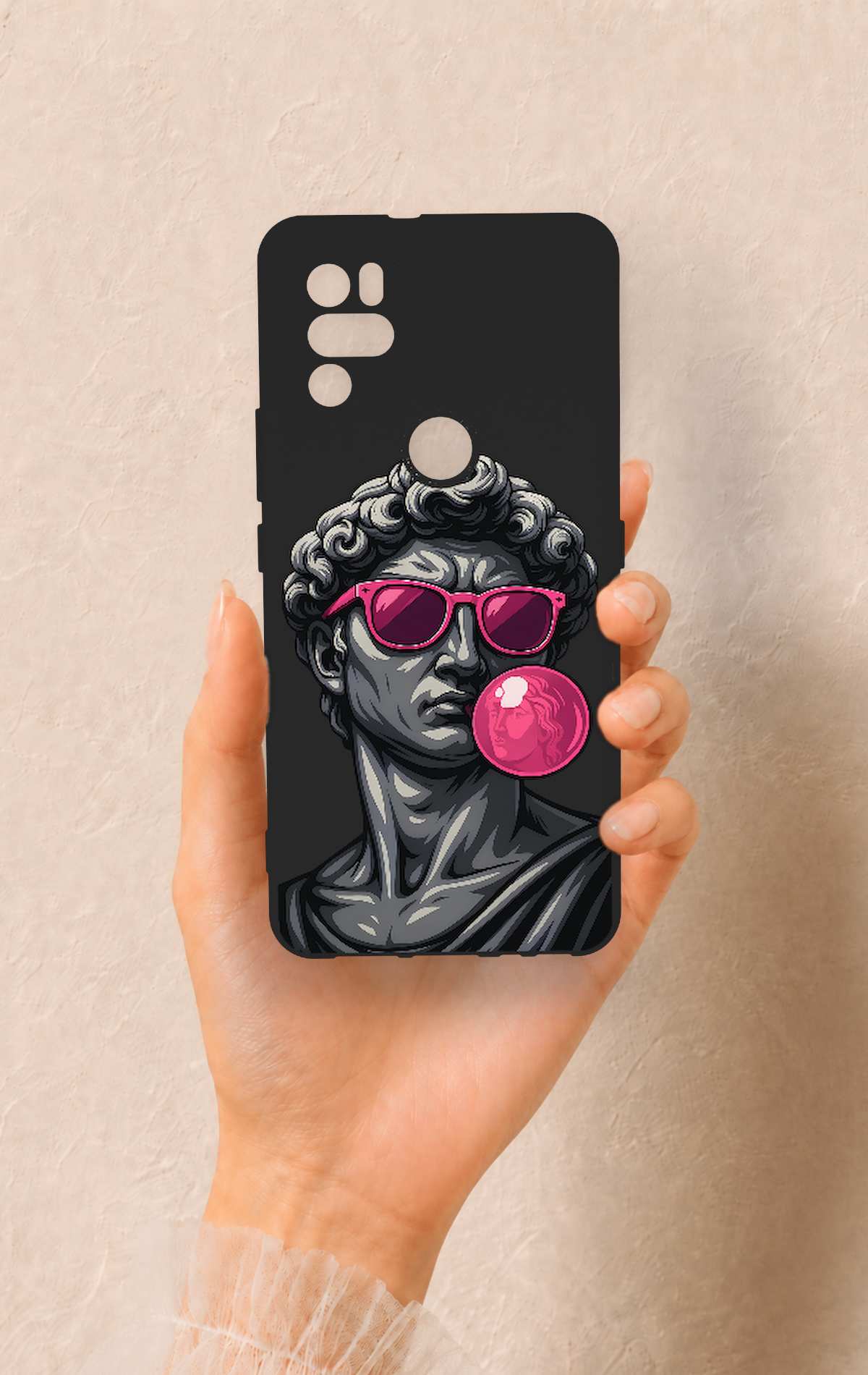 Omix X300 Uyumlu Pop David Desenli Silikon Kılıf