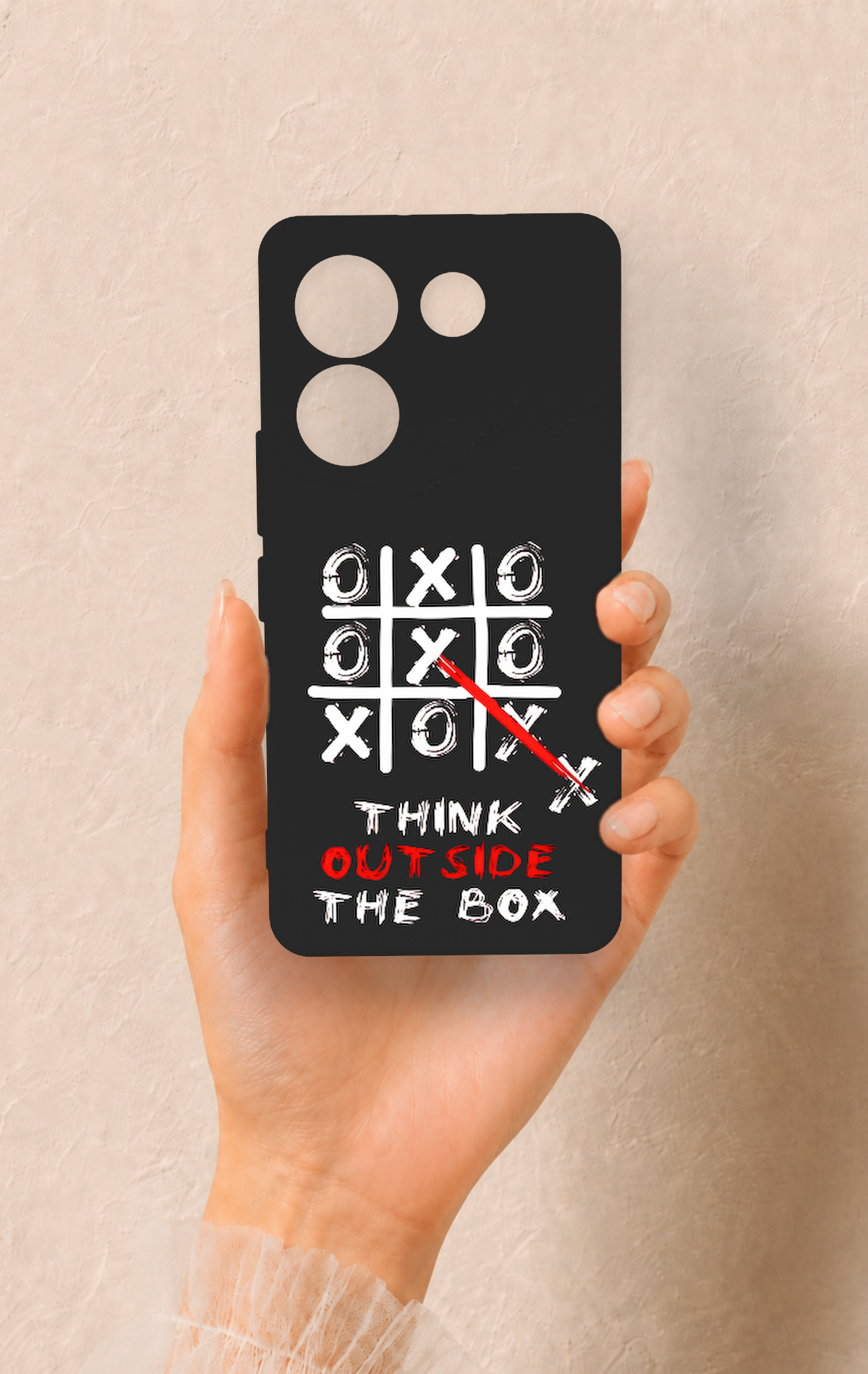 Tecno Camon 20 Pro Uyumlu Out Side The Box Desenli Silikon Kılıf