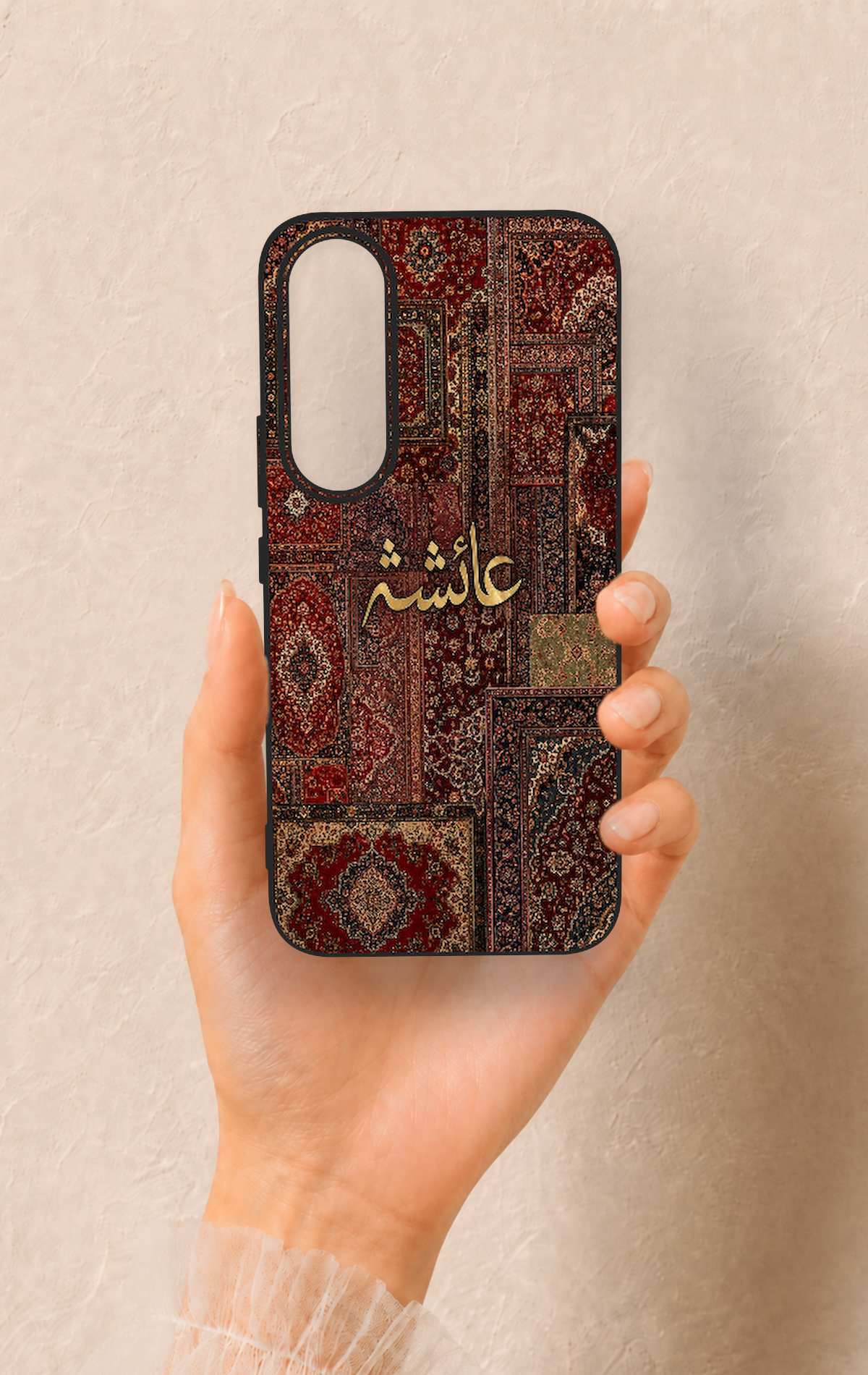 Vivo V70 FE 5G Uyumlu Vintage Halı Desenli Silikon Kılıf