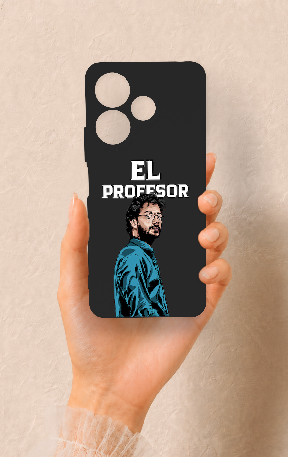 Redmi 13 4G Uyumlu El Profesor Desenli Silikon Kılıf