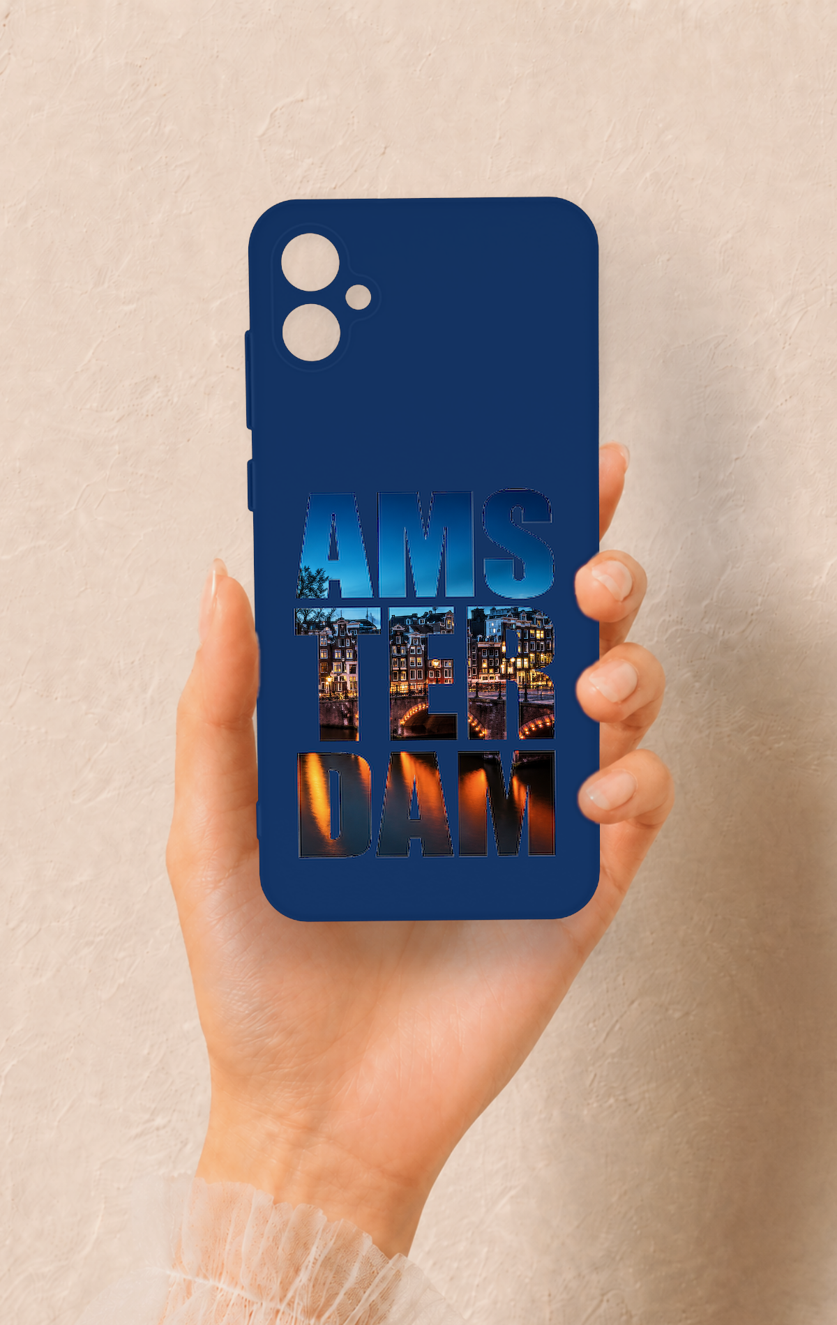 Samsung A05 Uyumlu Amsterdam Desenli Silikon Kılıf