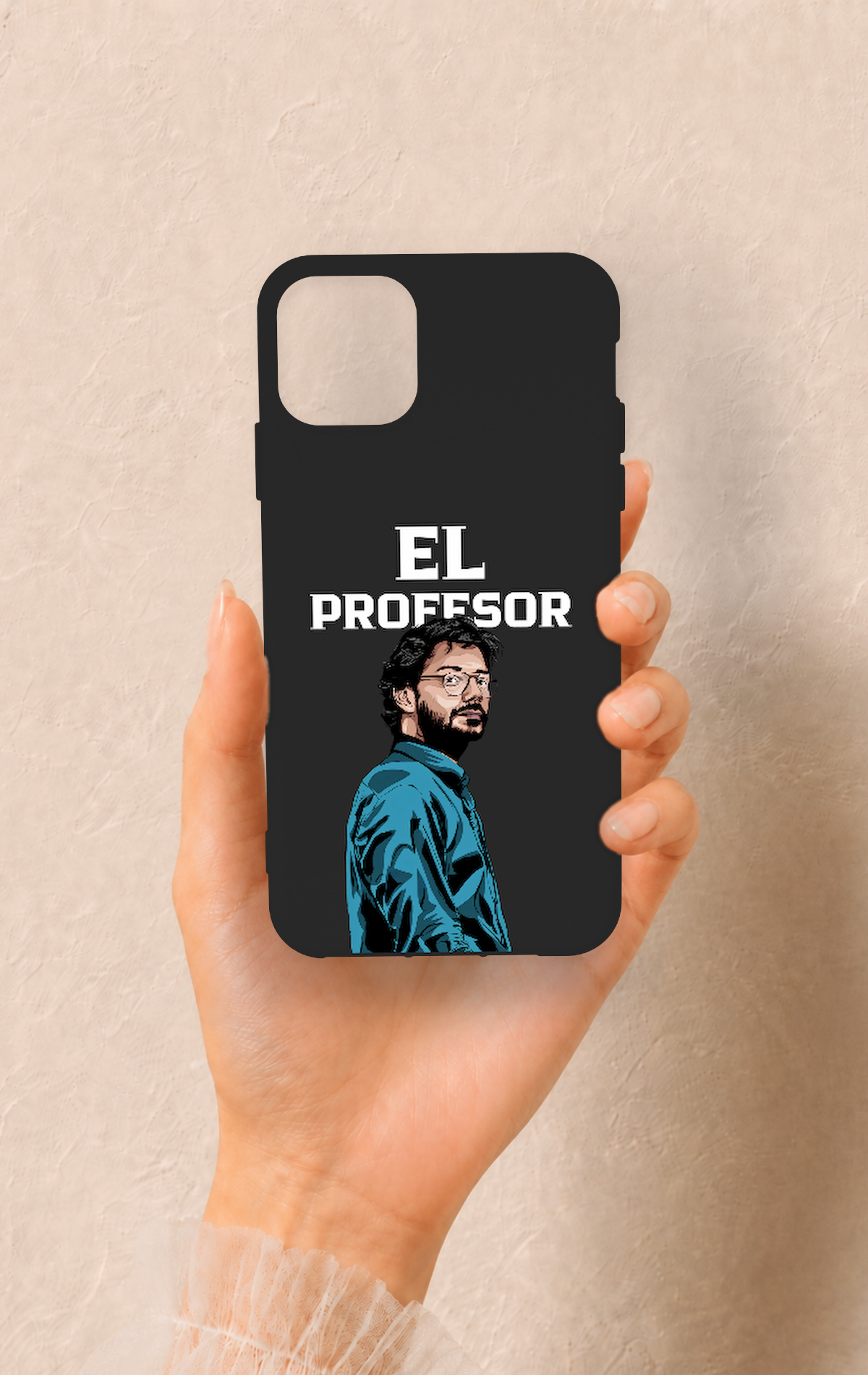 iPhone 11 Pro Max Uyumlu El Profesor Desenli Silikon Kılıf
