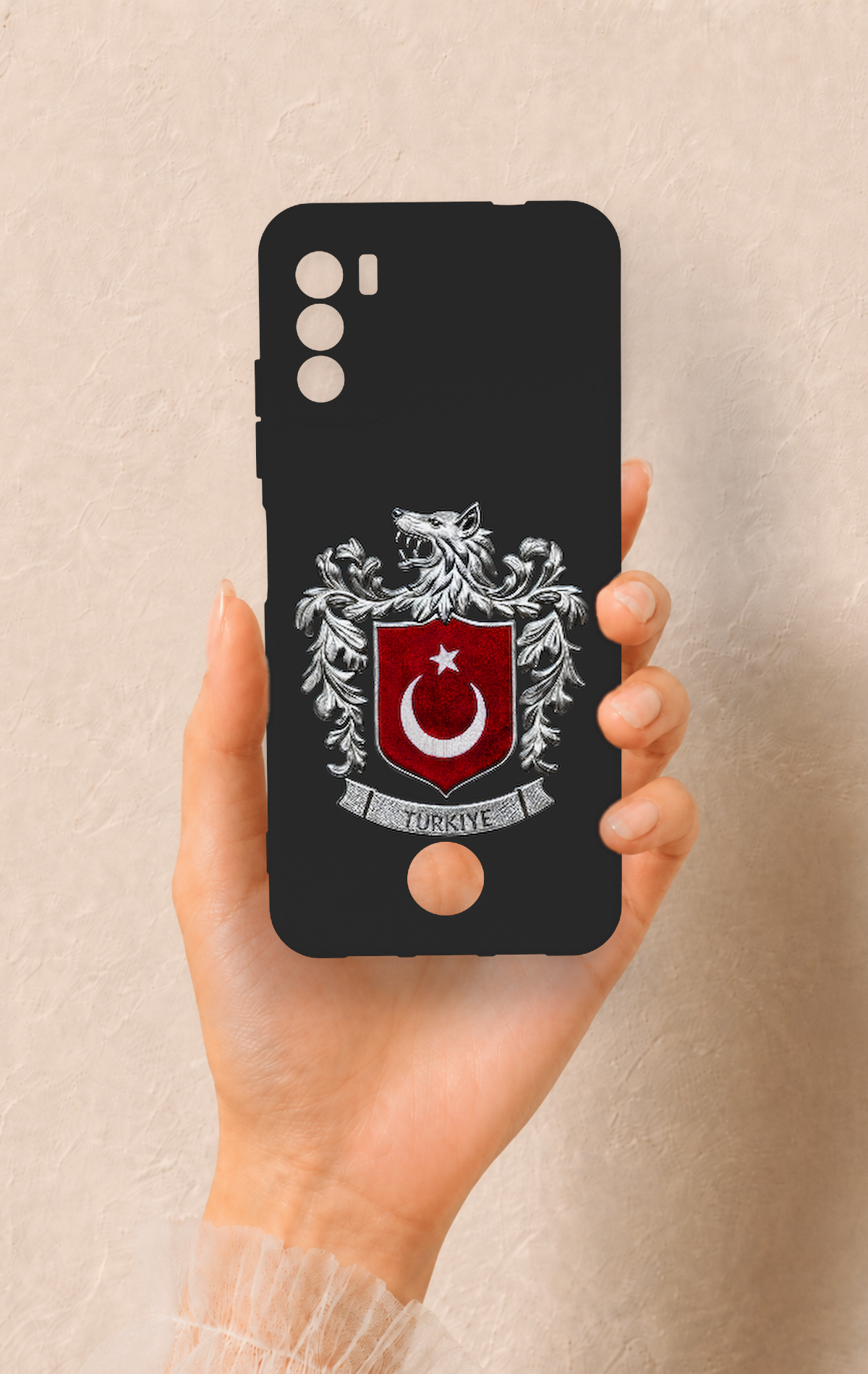 Reeder S19 Max Pro S Uyumlu Türk Arma Desenli Silikon Kılıf
