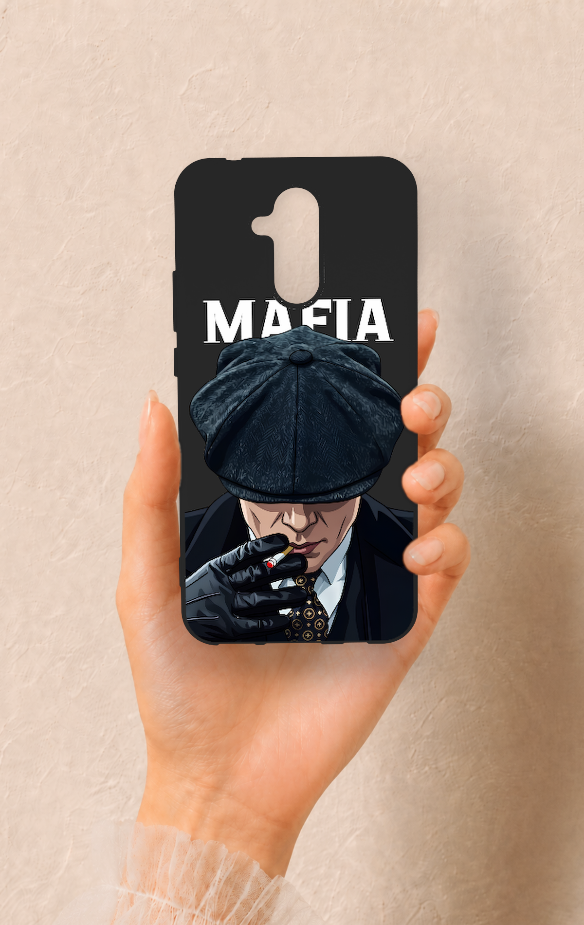 Huawei Mate 20 Lite Uyumlu MAFIA Desenli Silikon Kılıf