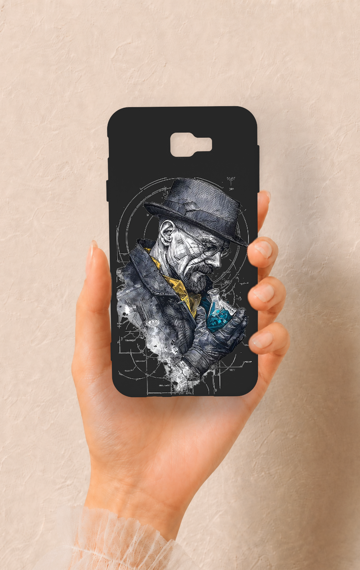 Samsung J7 Prime Uyumlu Walter White Desenli Silikon Kılıf