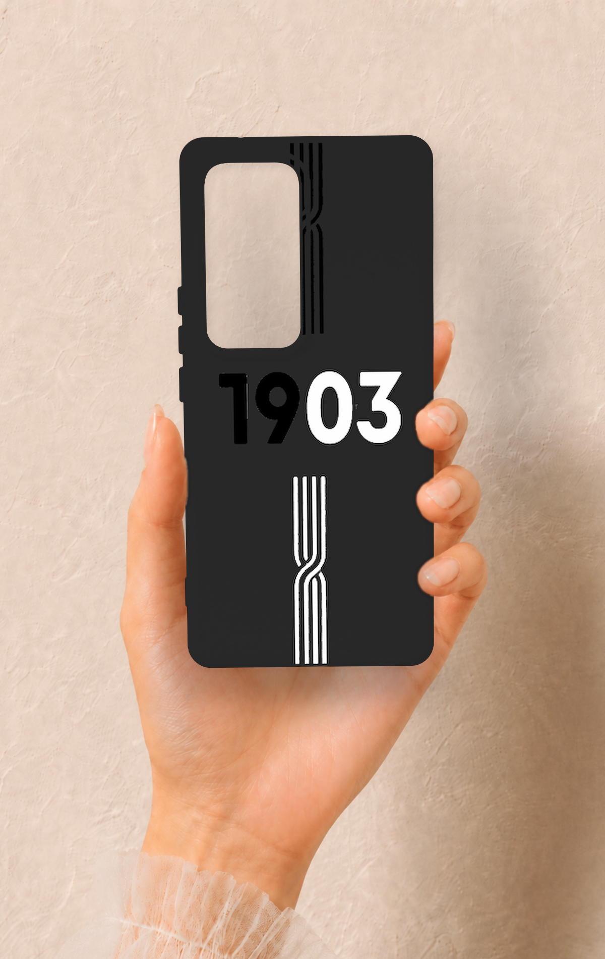 Vivo V30 Uyumlu 1903 Kemer Desenli Silikon Kılıf