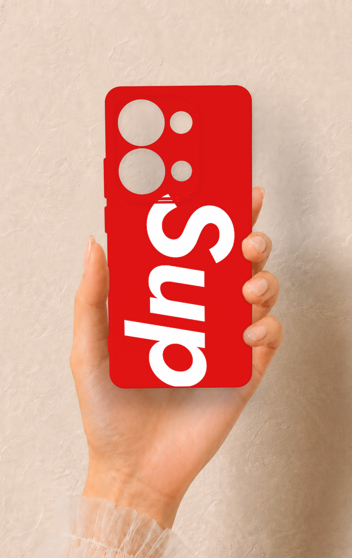 Redmi Note 13 Pro 4G Uyumlu Sup Desenli Silikon Kılıf