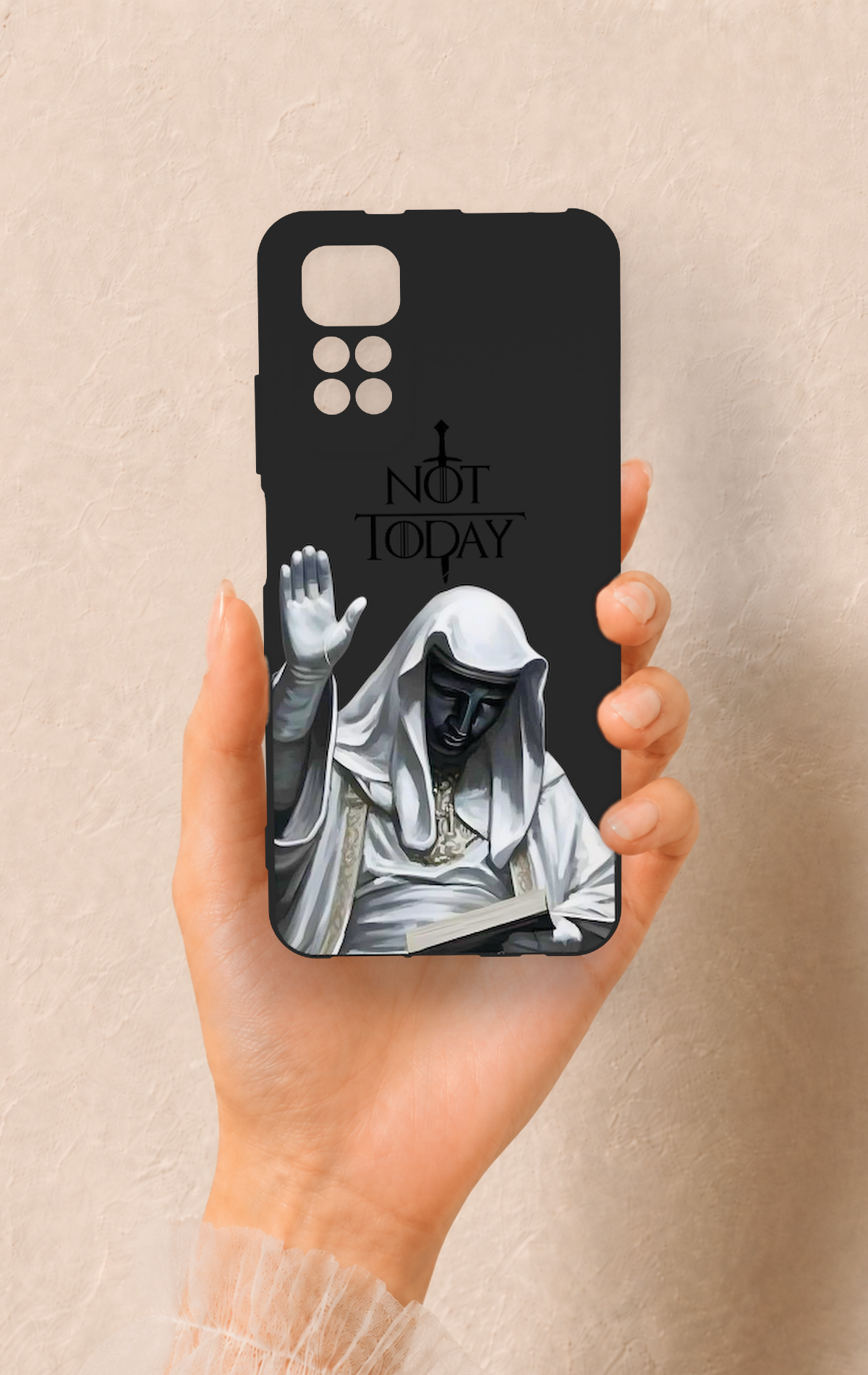 Redmi Note 11S Uyumlu Not Today Desenli Silikon Kılıf