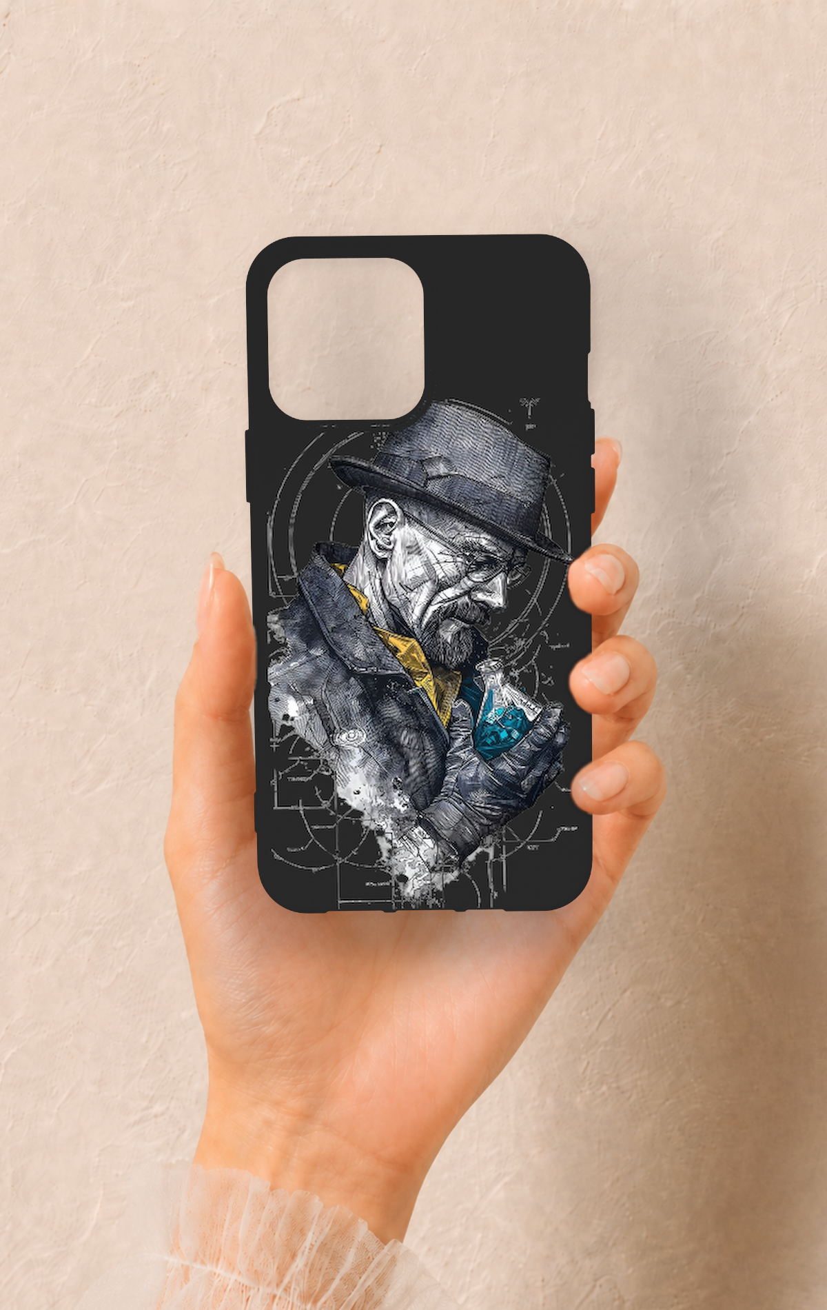 iPhone 13 Pro Max Uyumlu Walter White Desenli Silikon Kılıf