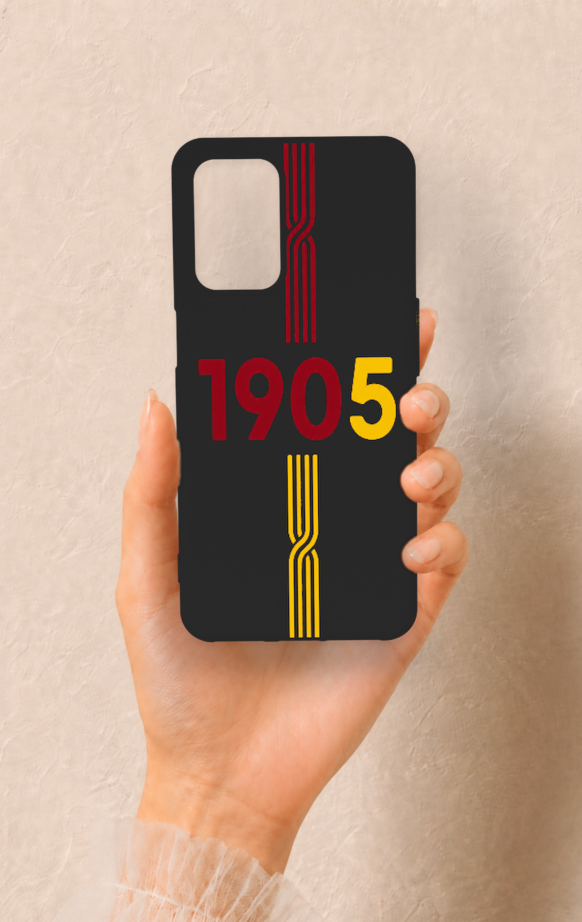 Oppo A54 Uyumlu 1905 Kemer Desenli Silikon Kılıf