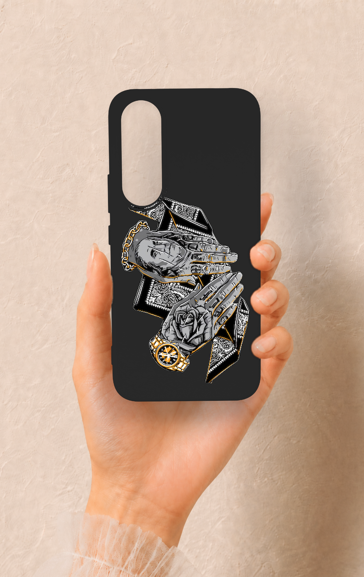 Vivo V70 FE 5G Uyumlu Self Made Desenli Silikon Kılıf