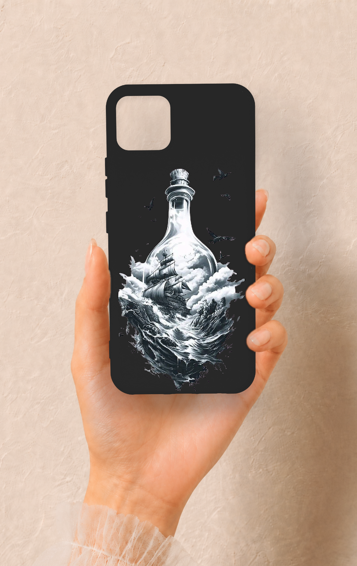 Realme C11 2021 Uyumlu Secret Sea Desenli Silikon Kılıf