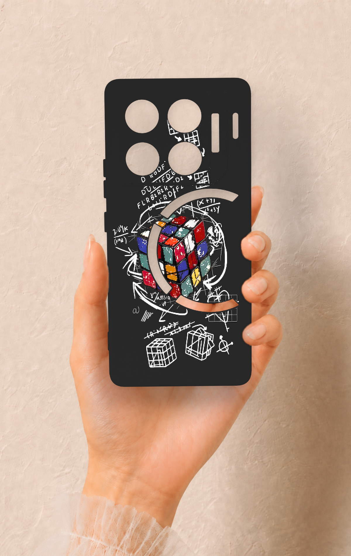 İnfinix Gt 20 Pro Uyumlu Rubik Küb Desenli Silikon Kılıf