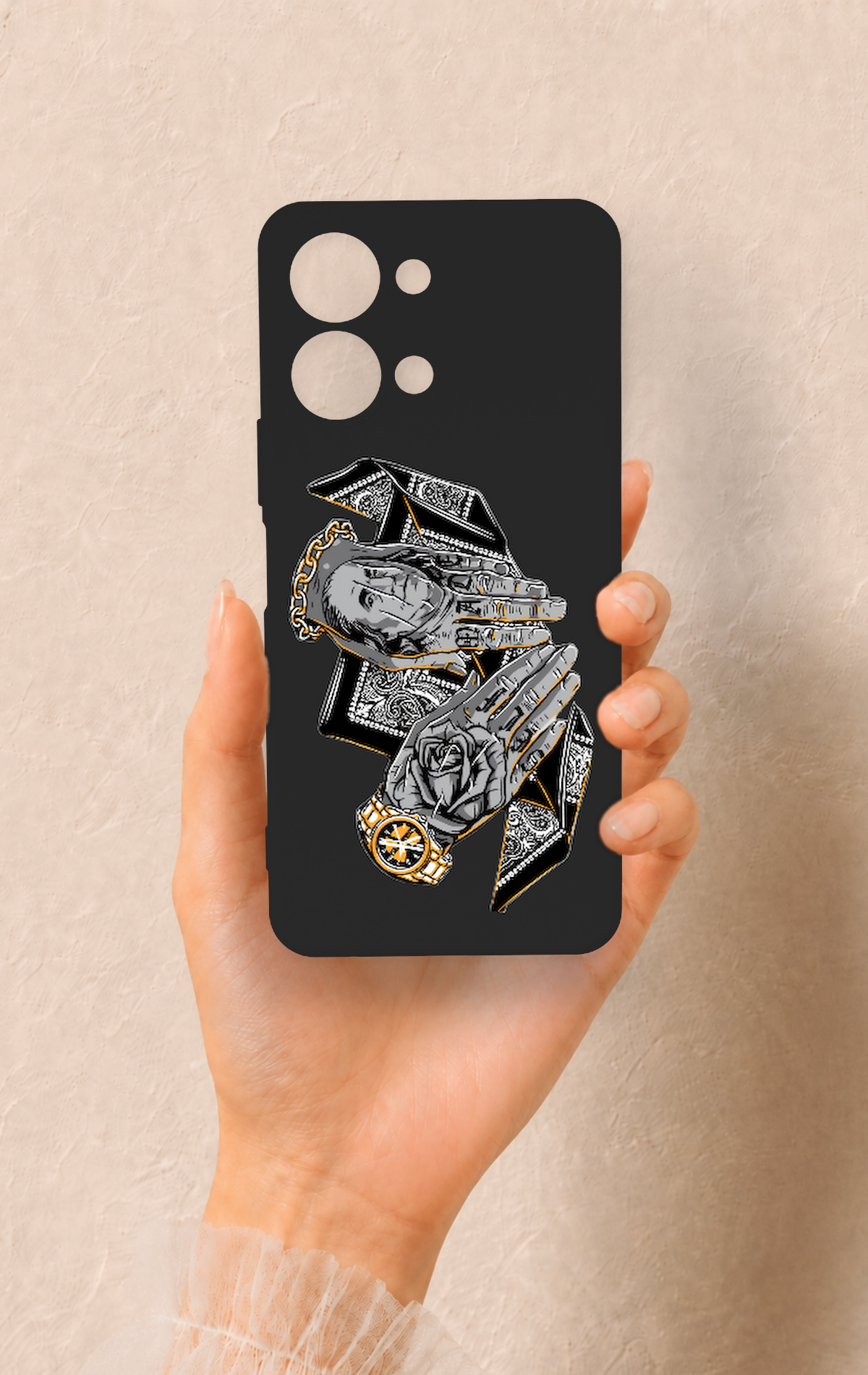 Vivo Y05 4G Uyumlu Self Made Desenli Silikon Kılıf