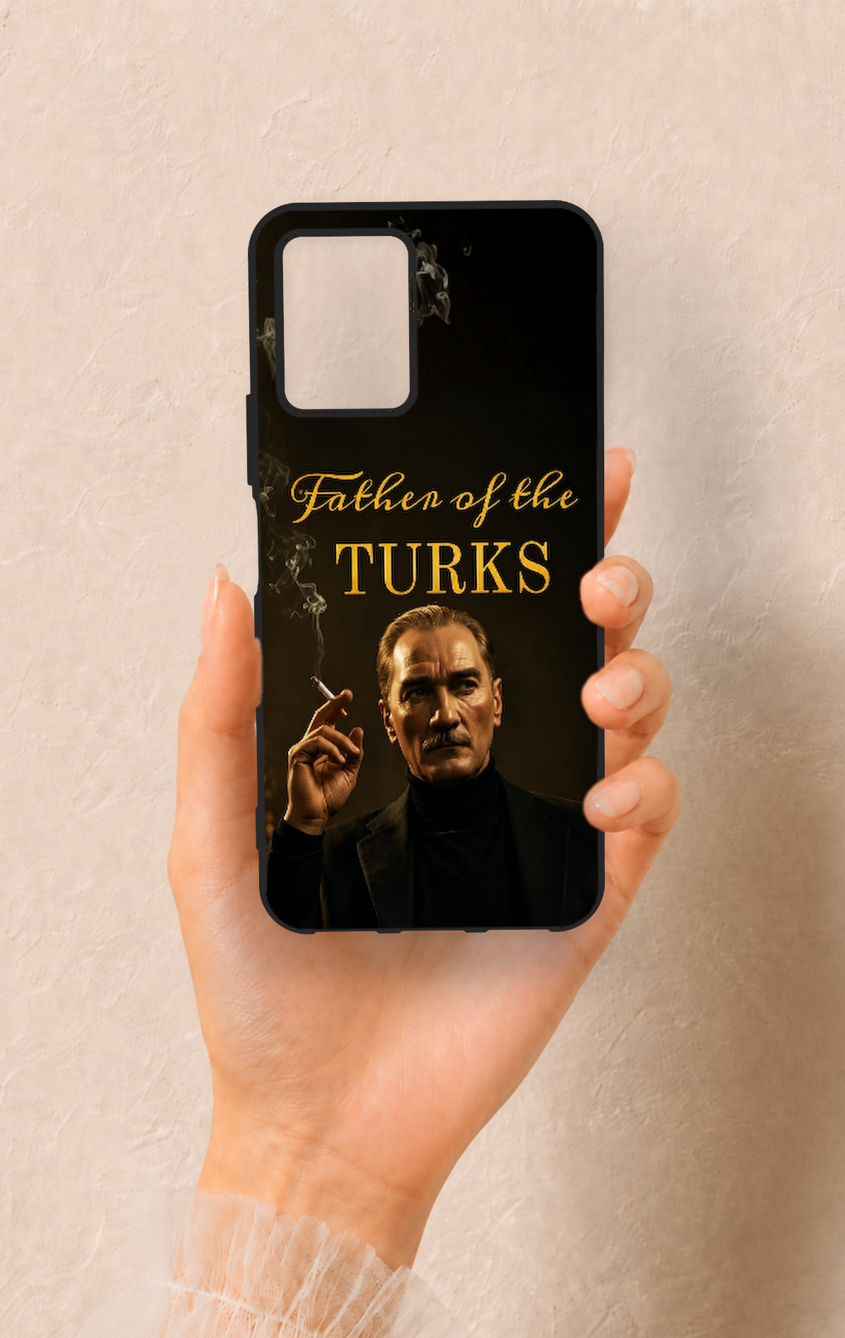 Vivo Y33S Uyumlu Father Of The Turks Desenli Silikon Kılıf