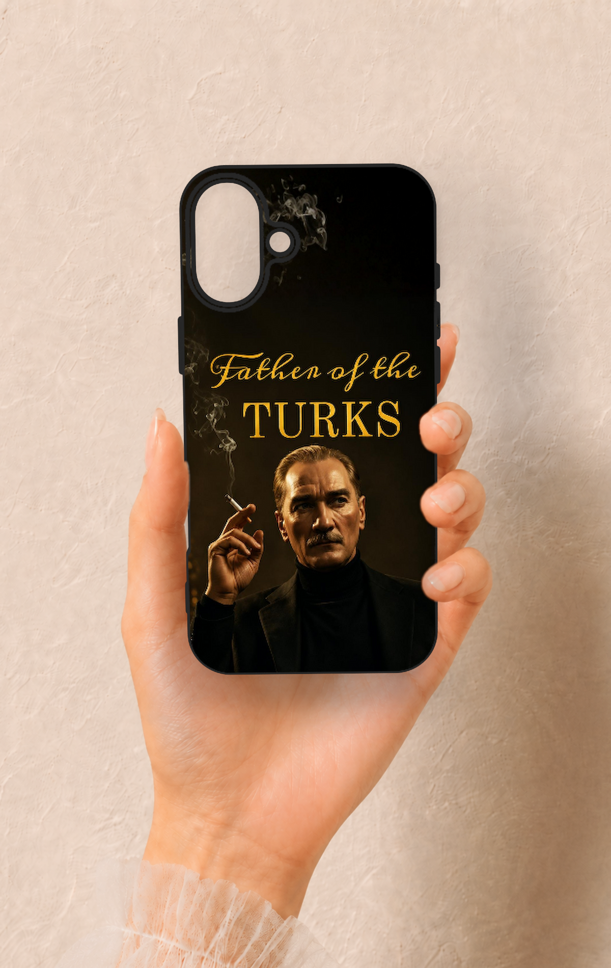 iPhone 16 Plus Uyumlu Father Of The Turks Desenli Silikon Kılıf