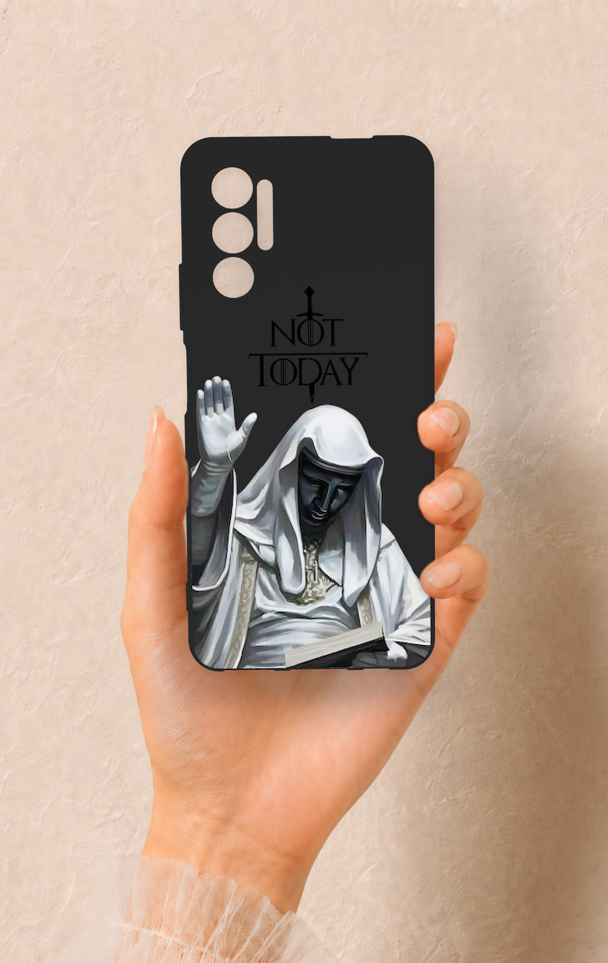 Tecno Pova 3 Uyumlu Not Today Desenli Silikon Kılıf