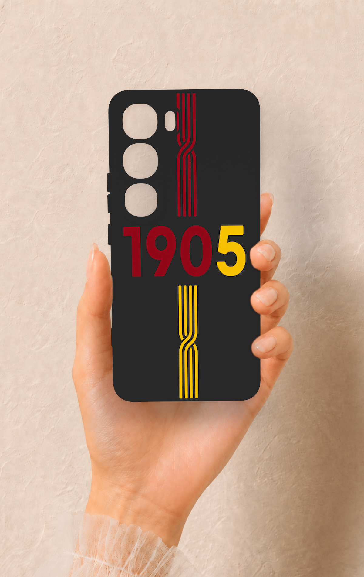 Vivo V40 Lite 5G Uyumlu 1905 Kemer Desenli Silikon Kılıf