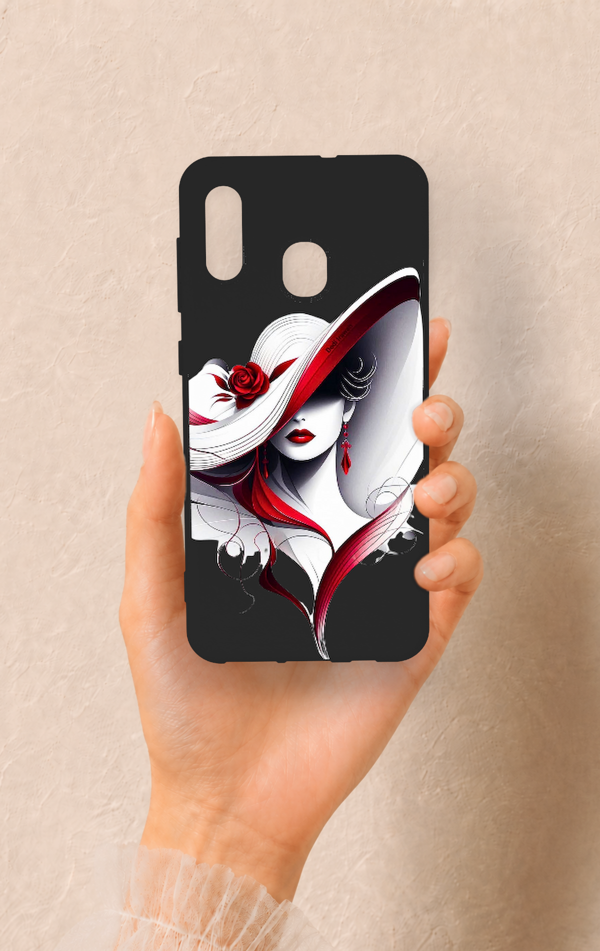 Samsung A20-A30 Uyumlu Matmazel Desenli Silikon Kılıf
