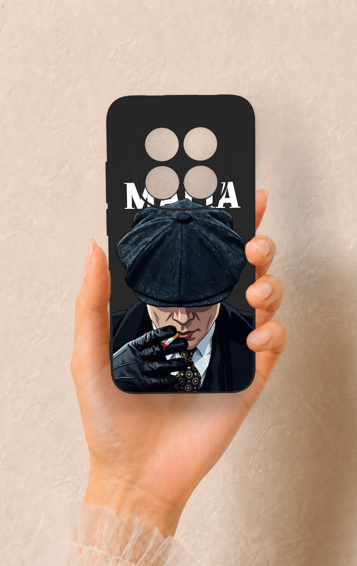 Redmi Note 15 Pro 5G Uyumlu MAFIA Desenli Silikon Kılıf