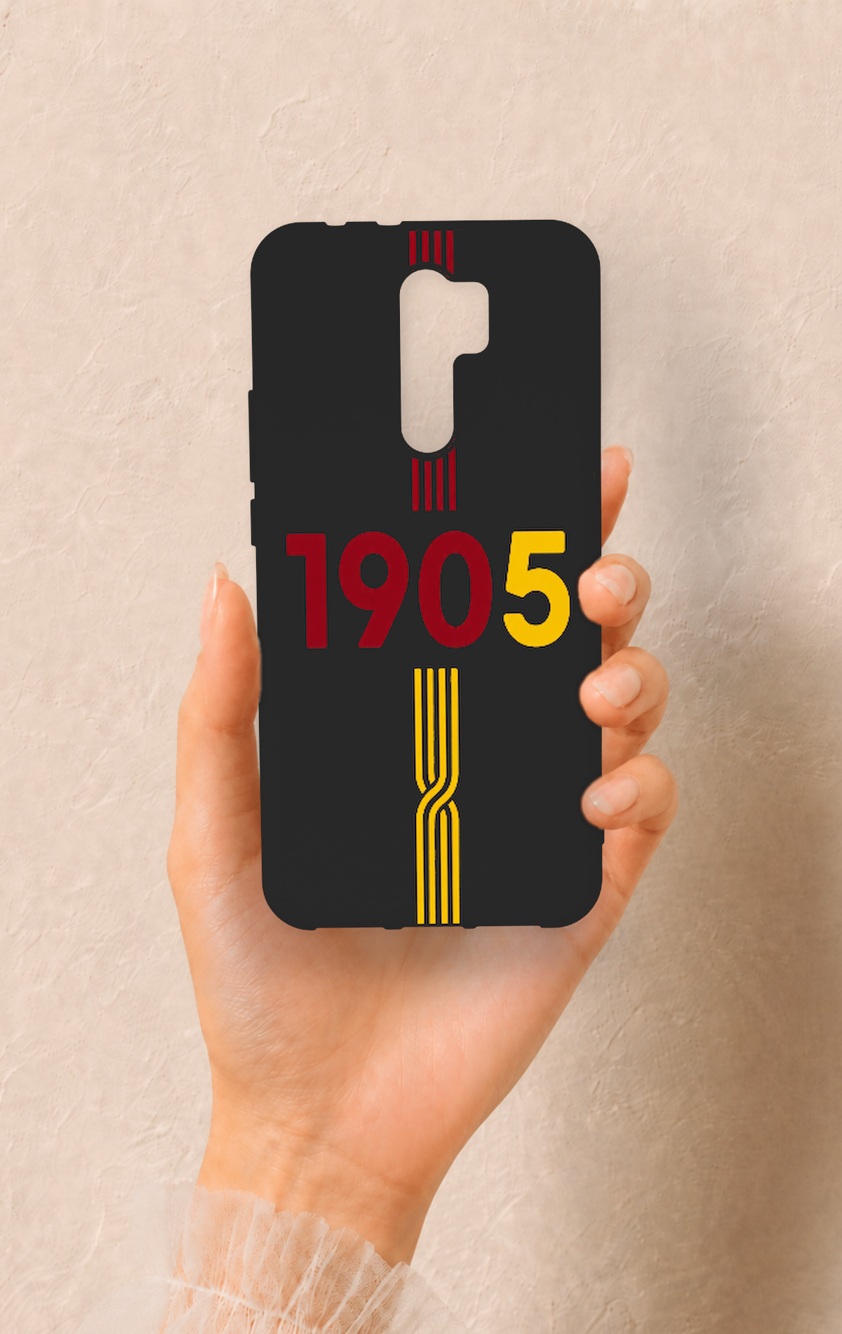 Redmi 9 Uyumlu 1905 Kemer Desenli Silikon Kılıf
