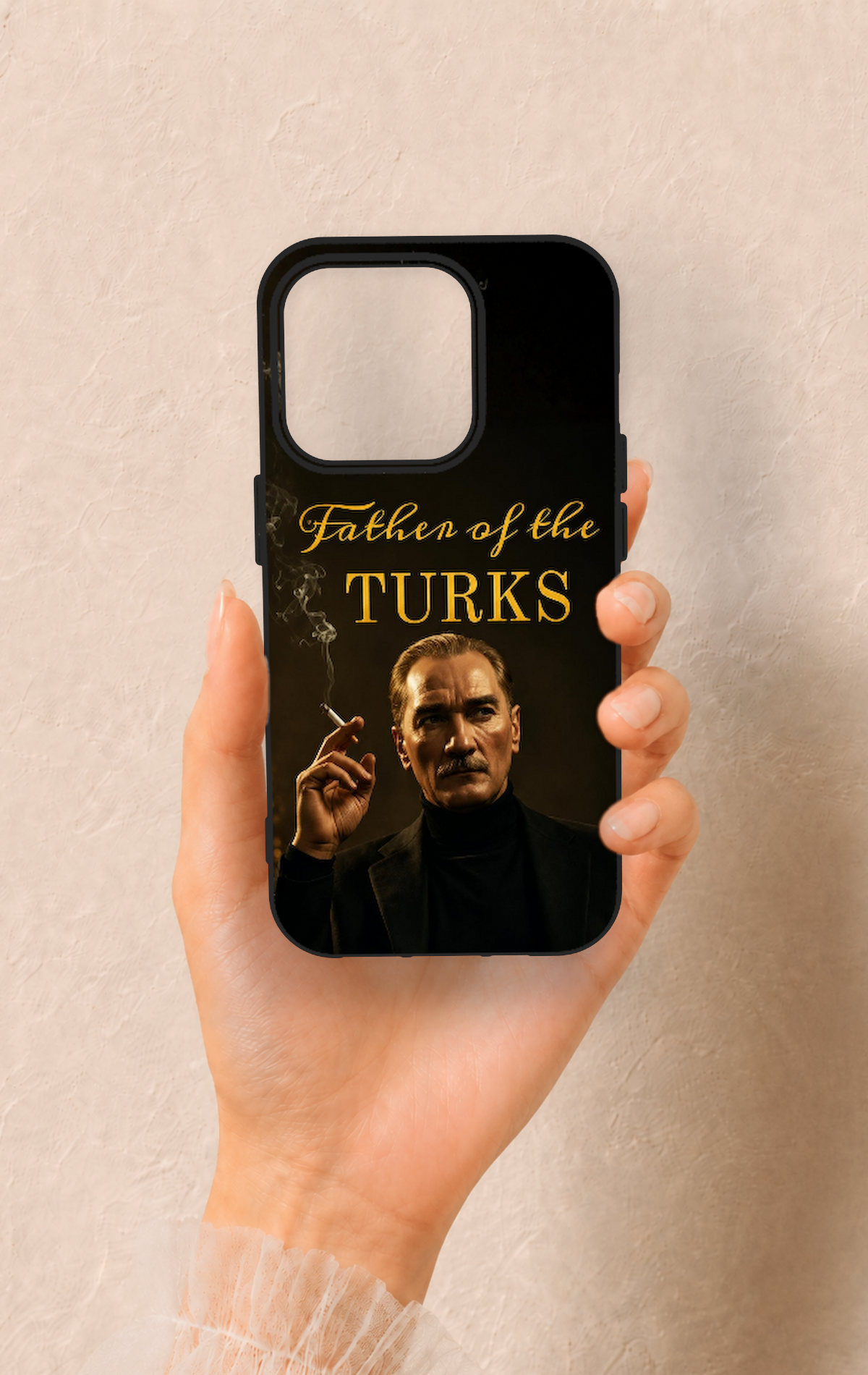 iPhone 15 Pro Uyumlu Father Of The Turks Desenli Silikon Kılıf