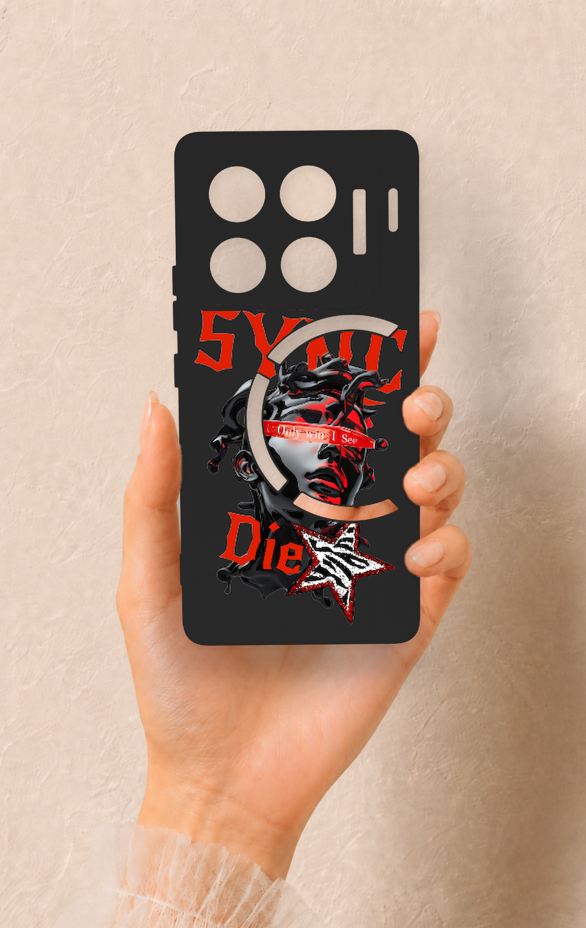 İnfinix Gt 20 Pro Uyumlu Sync Die Desenli Silikon Kılıf