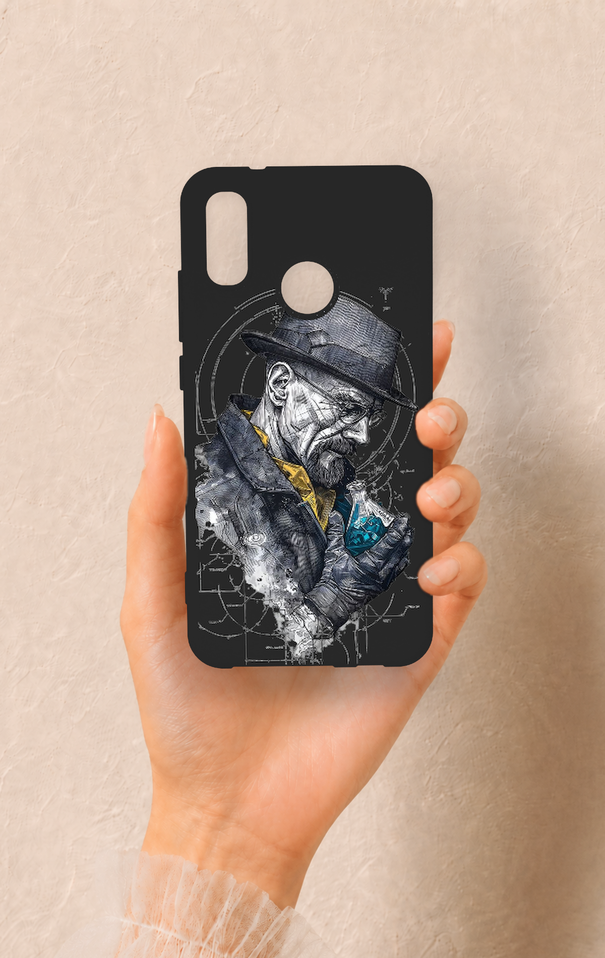 Huawei P20 Lite Uyumlu Walter White Desenli Silikon Kılıf