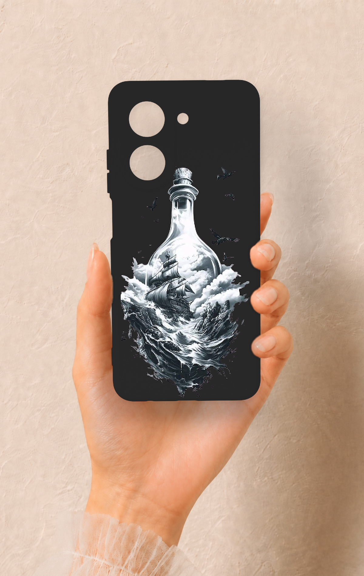 Redmi A5 Uyumlu Secret Sea Desenli Silikon Kılıf