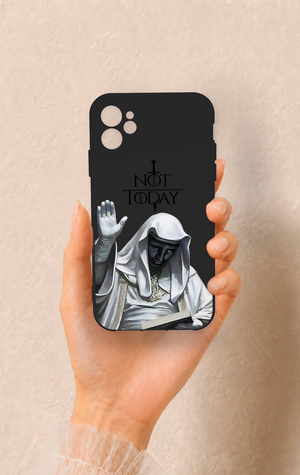 iPhone 11 Uyumlu Not Today Desenli Silikon Kılıf