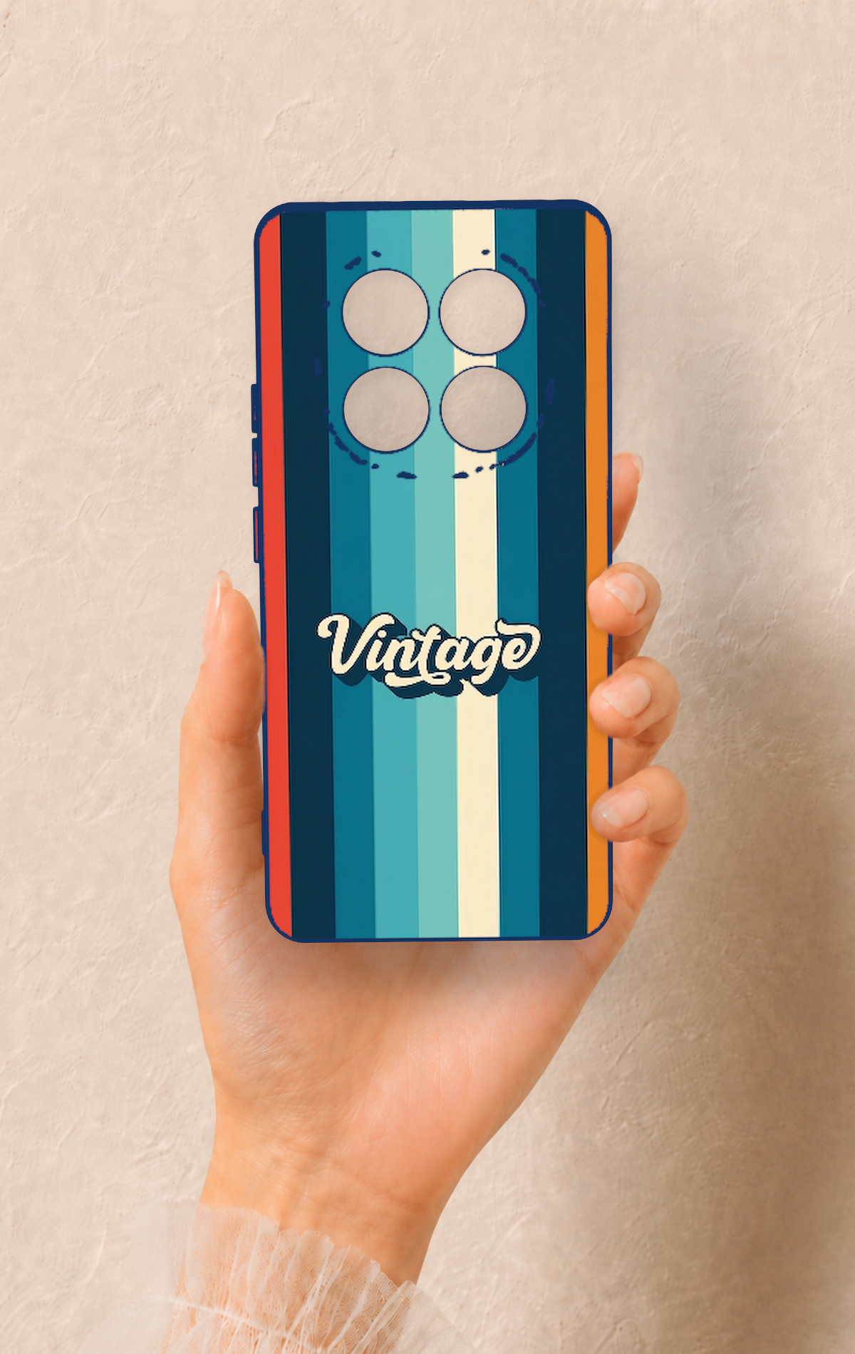 Redmi Note 14 Pro 5G Uyumlu Vintage Desenli Silikon Kılıf