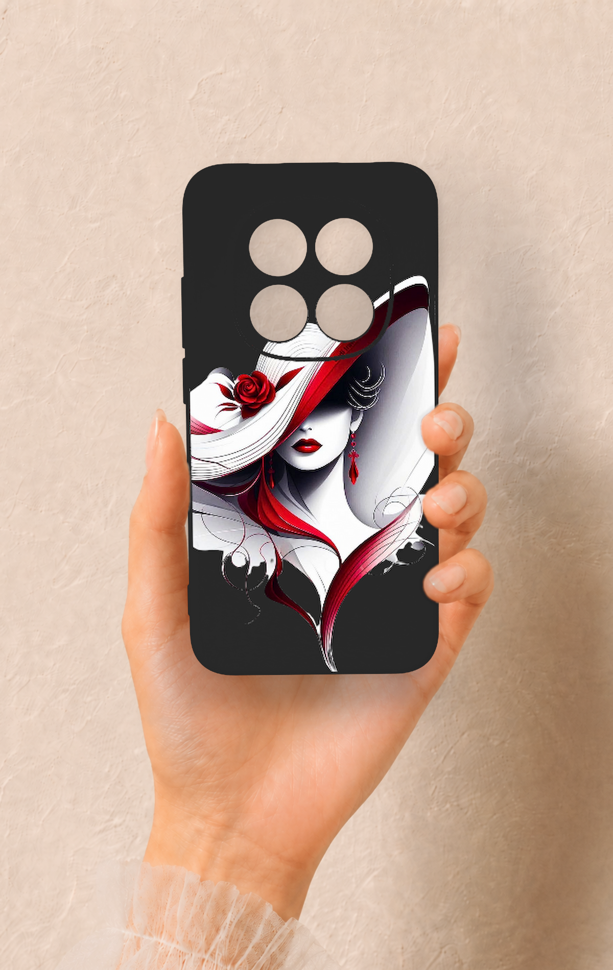 Redmi Note 15 Pro 5G Uyumlu Matmazel Desenli Silikon Kılıf