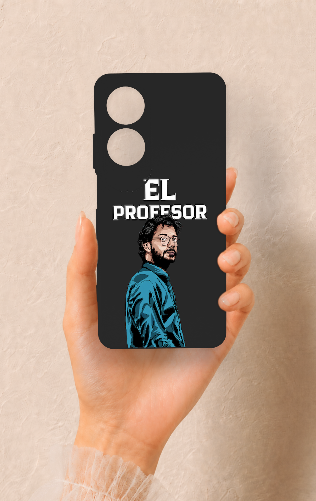 Oppo A60 Uyumlu El Profesor Desenli Silikon Kılıf
