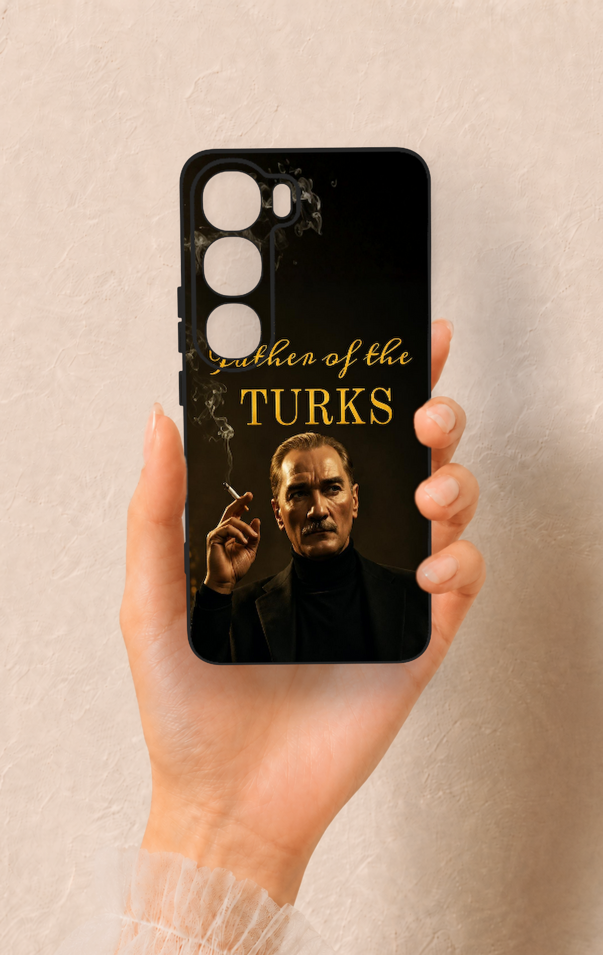 Vivo V40 Lite 5G Uyumlu Father Of The Turks Desenli Silikon Kılıf