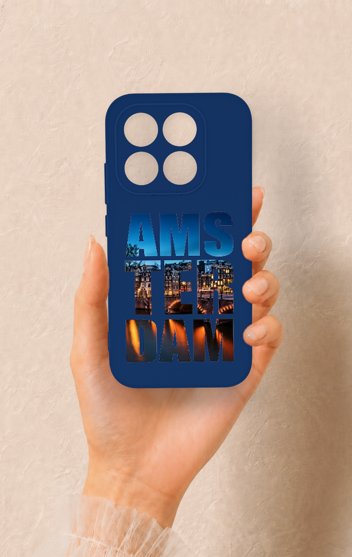Mi 17 5G Uyumlu Amsterdam Desenli Silikon Kılıf