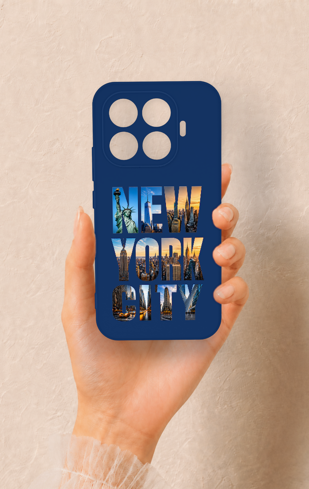 Mi 17T 5G Uyumlu New York City Desenli Silikon Kılıf
