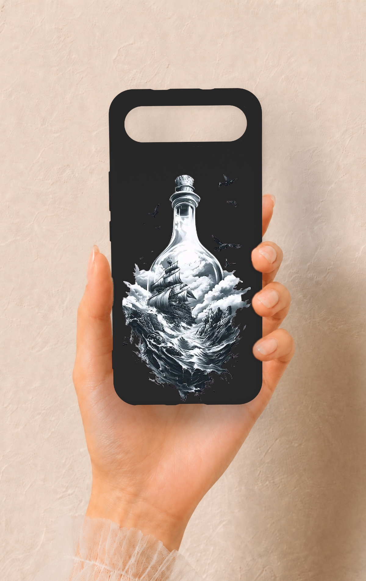 Tecno Spark Slim Uyumlu Secret Sea Desenli Silikon Kılıf