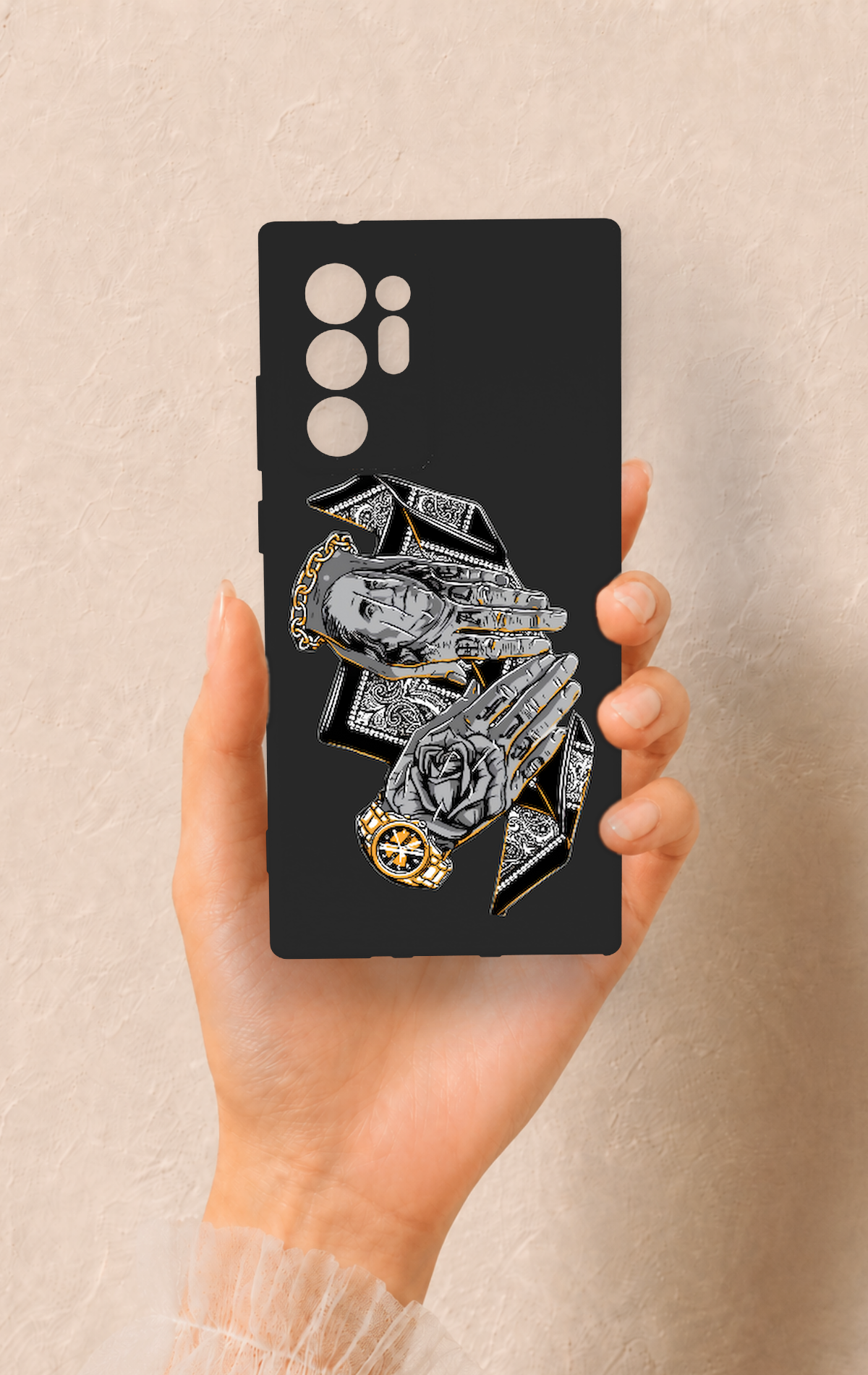 Samsung Note 20 Ultra Uyumlu Self Made Desenli Silikon Kılıf