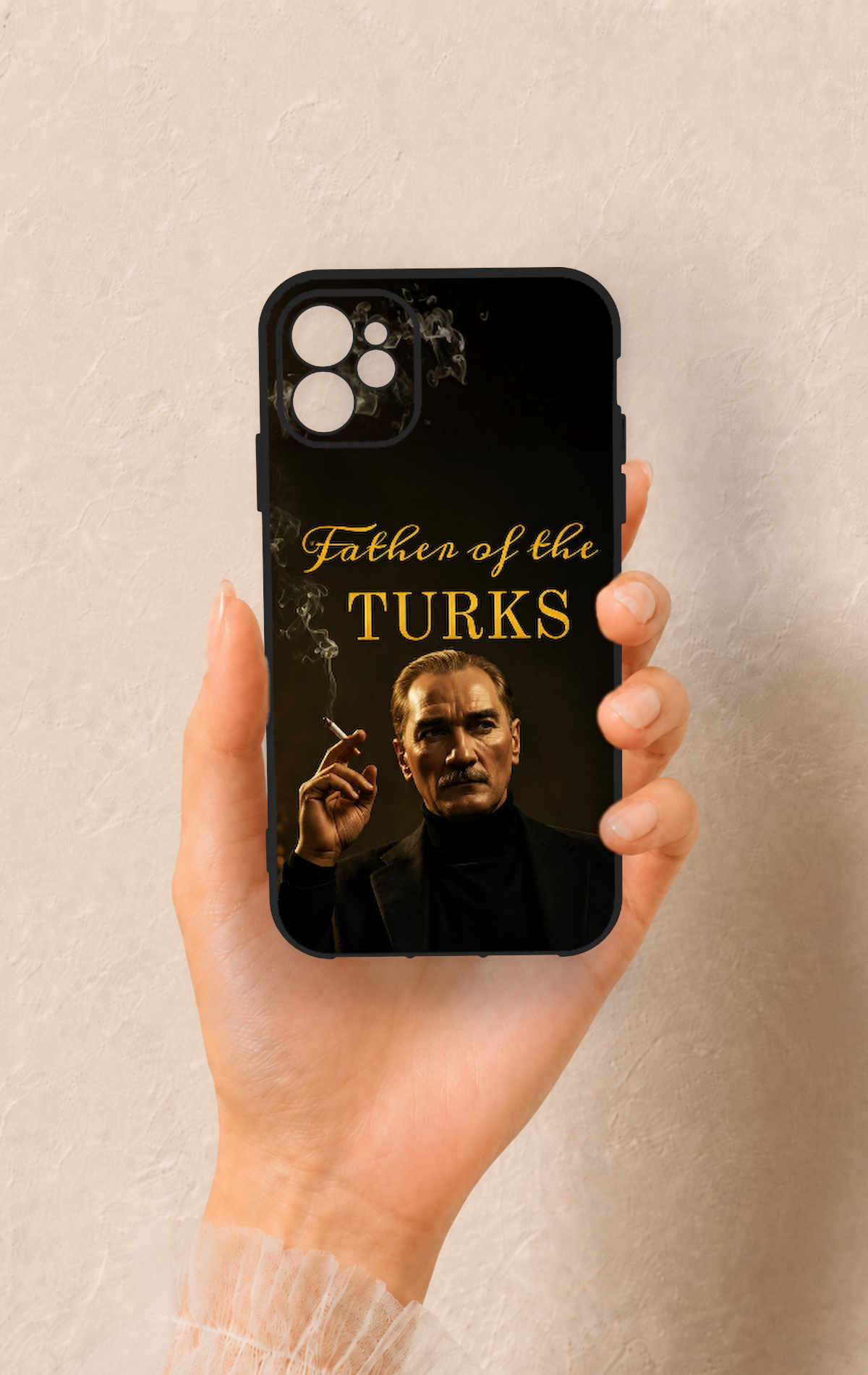 iPhone 11 Uyumlu Father Of The Turks Desenli Silikon Kılıf