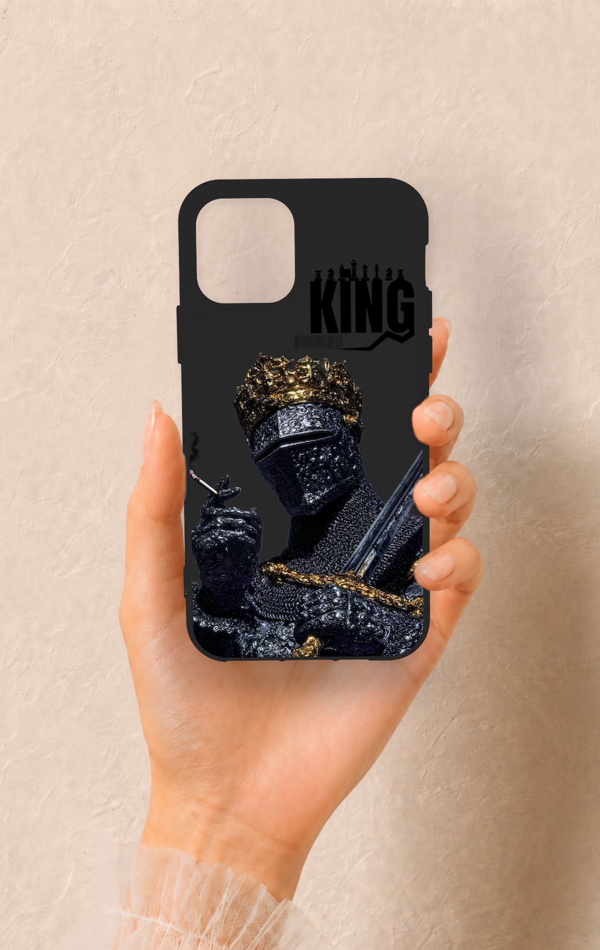 iPhone 11 Pro Uyumlu King Desenli Silikon Kılıf