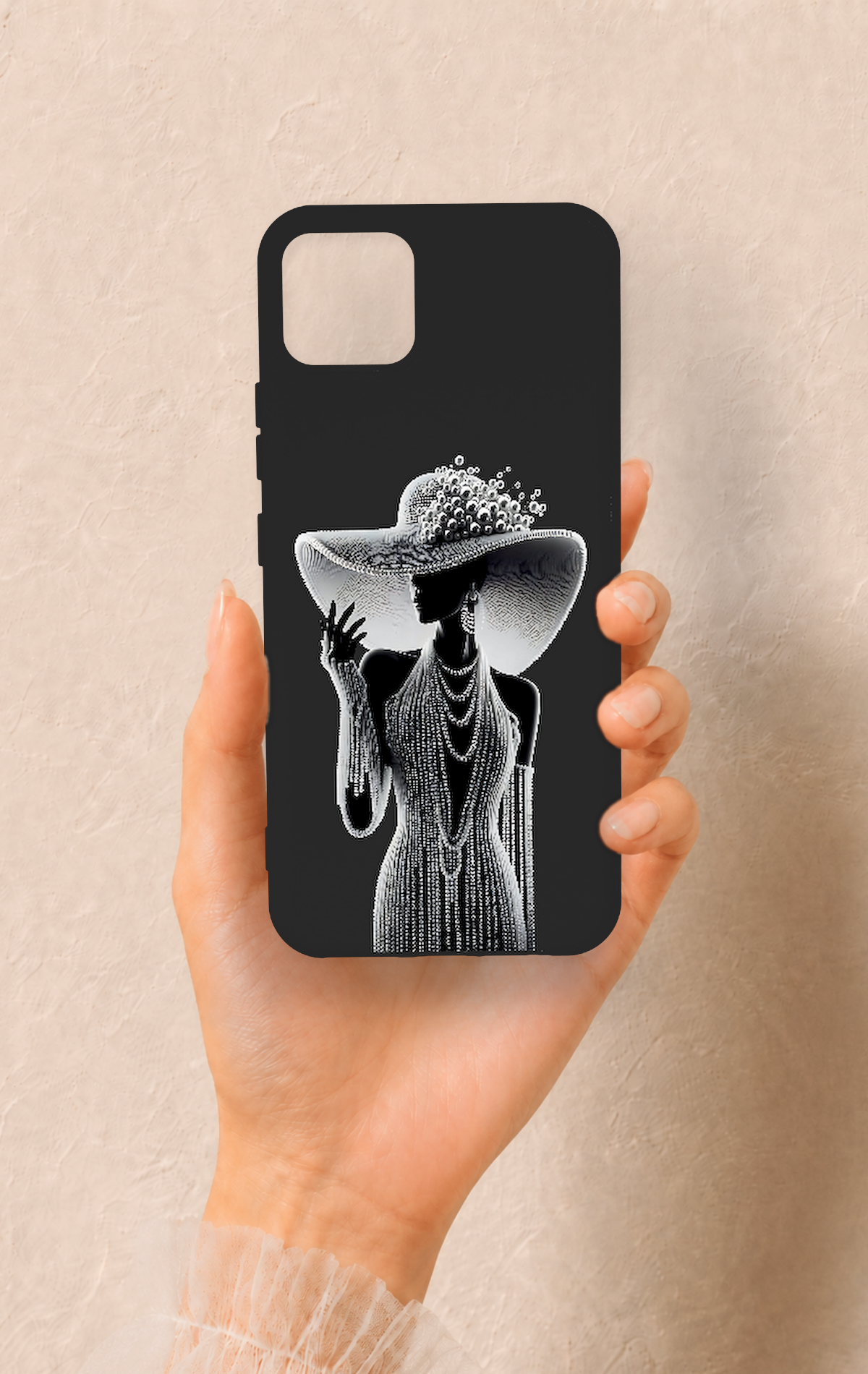 Realme C11 2021 Uyumlu Lady Desenli Silikon Kılıf