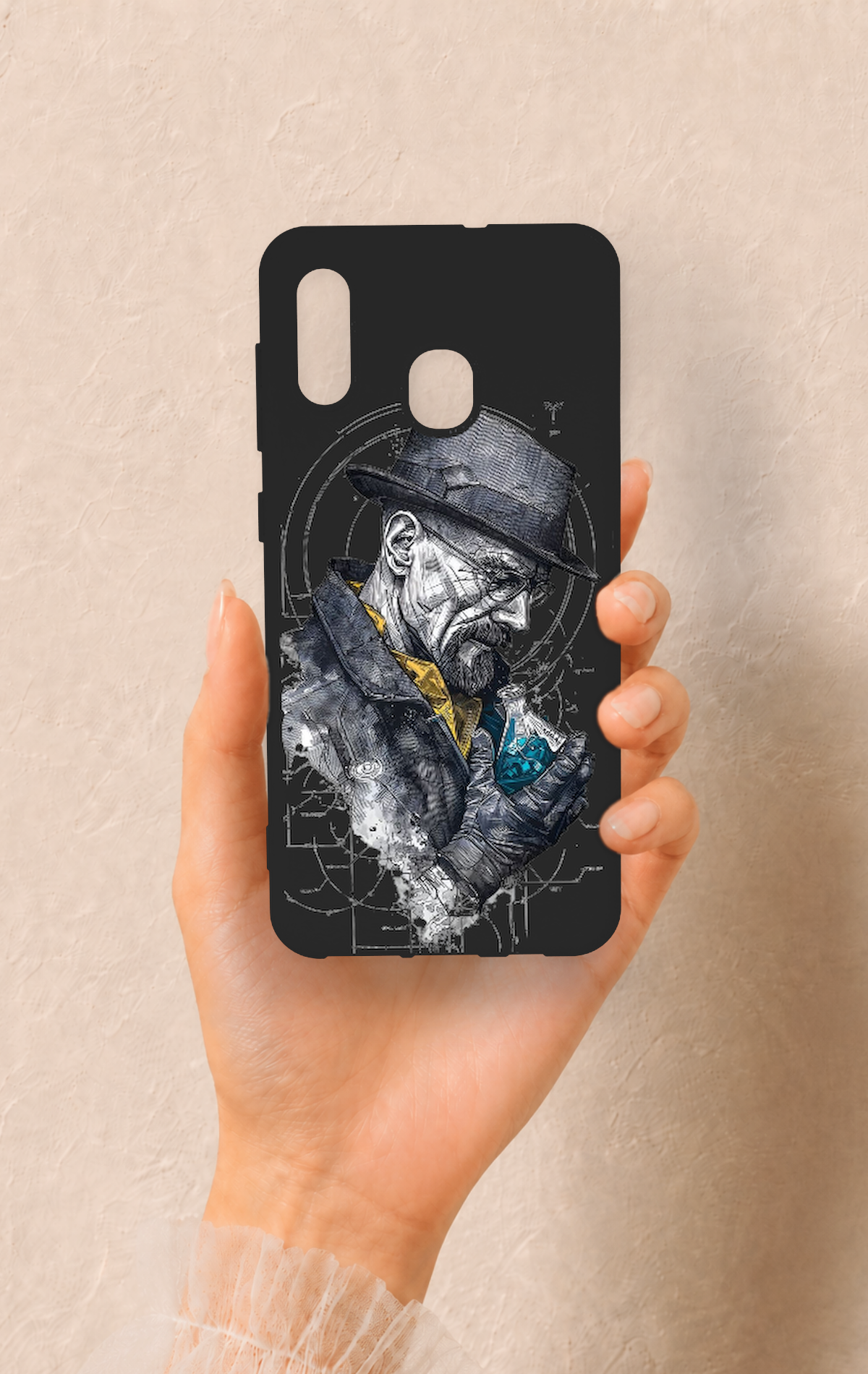 Samsung A20-A30 Uyumlu Walter White Desenli Silikon Kılıf