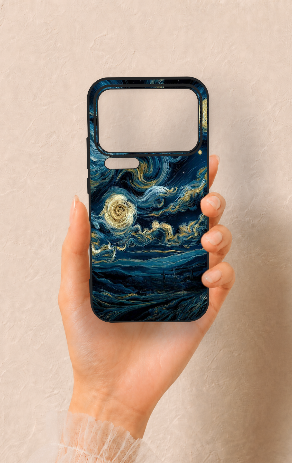 Mi 17 Pro Max Uyumlu Yıldızlı Gece Desenli Silikon Kılıf