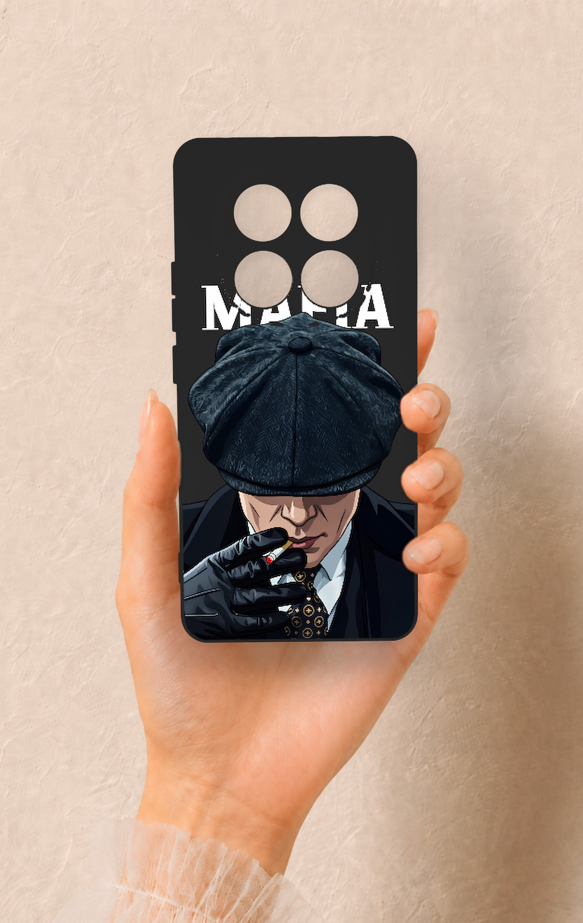 Redmi Note 14 Pro 5G Uyumlu MAFIA Desenli Silikon Kılıf