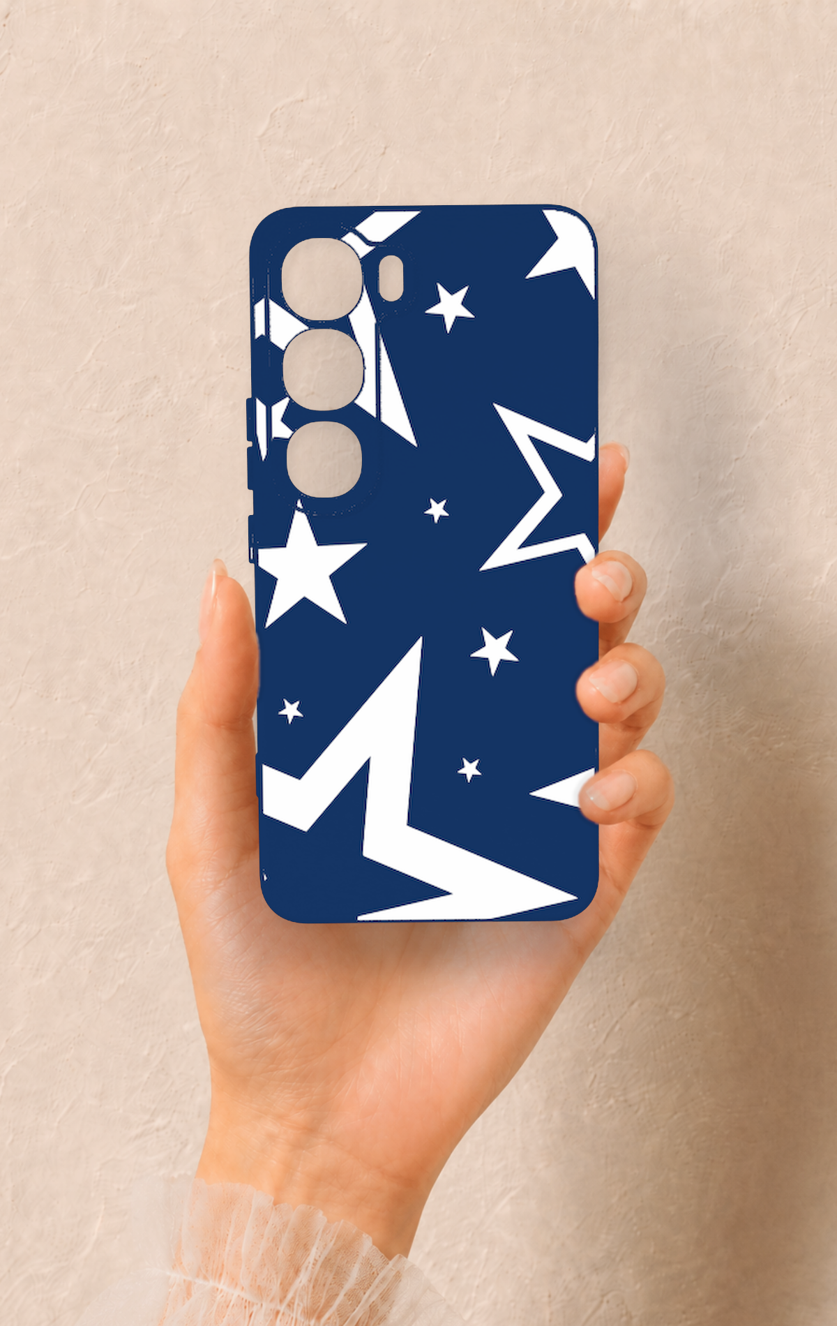Vivo V40 Lite 5G Uyumlu Mega Star Desenli Silikon Kılıf